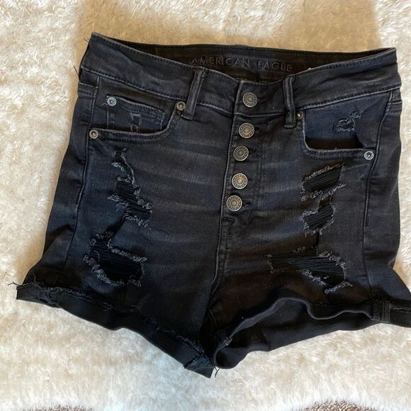 American Eagle High Waisted Shorts - Picture 1 of 9